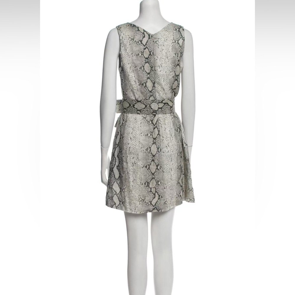 Zimmermann Corsage Python Print Linen Mini Dress - image 5